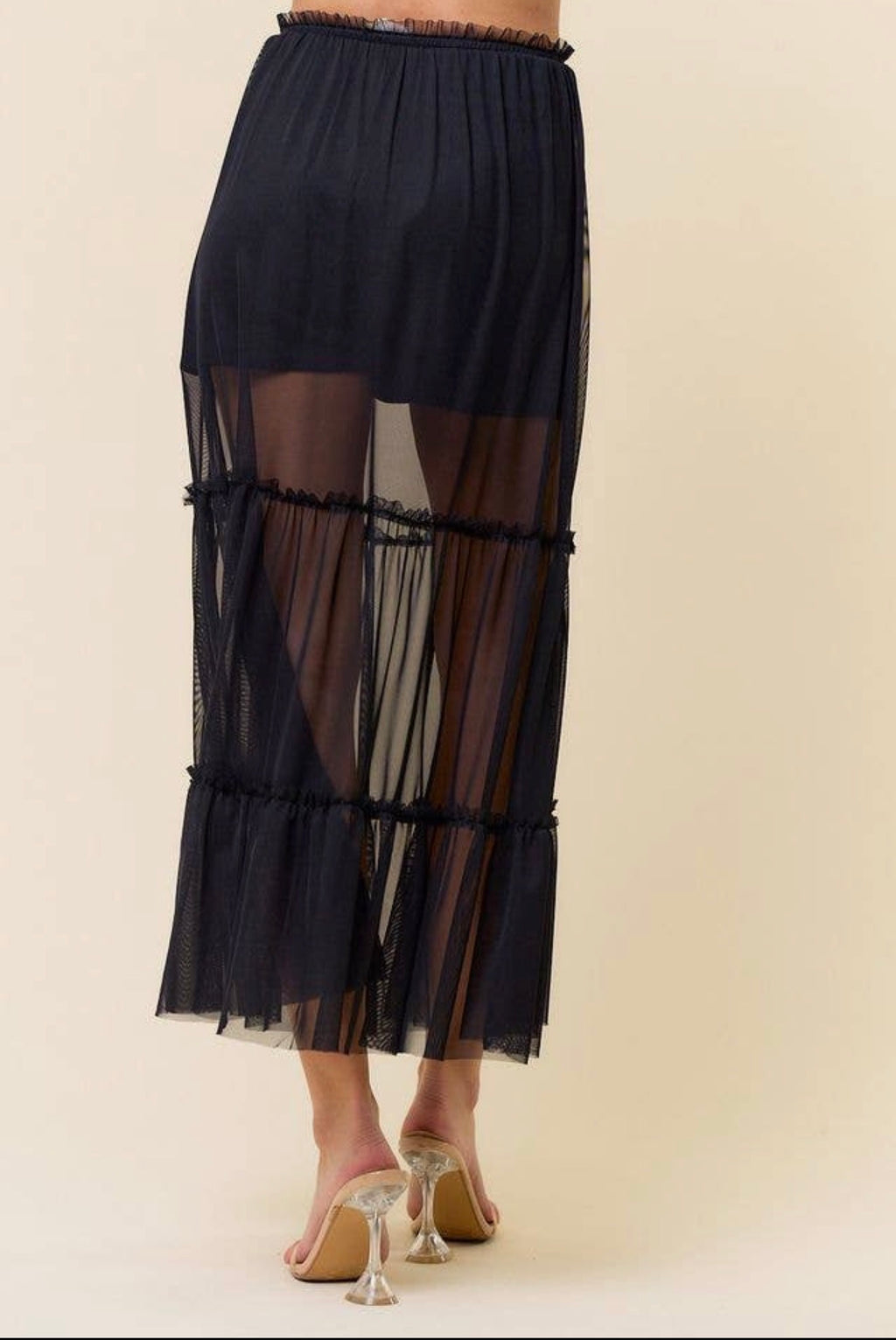 Midnight Breeze Maxi Skirt