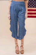 Blue Belle Lace Ruffle Pants