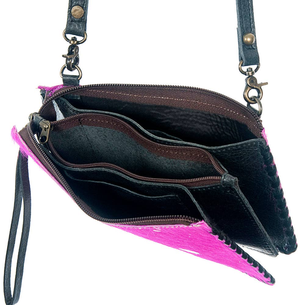 Wild West Leopard Crossbody Wallet
