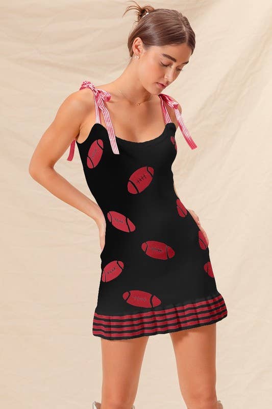 Gameday Football Knitted Mini Dress