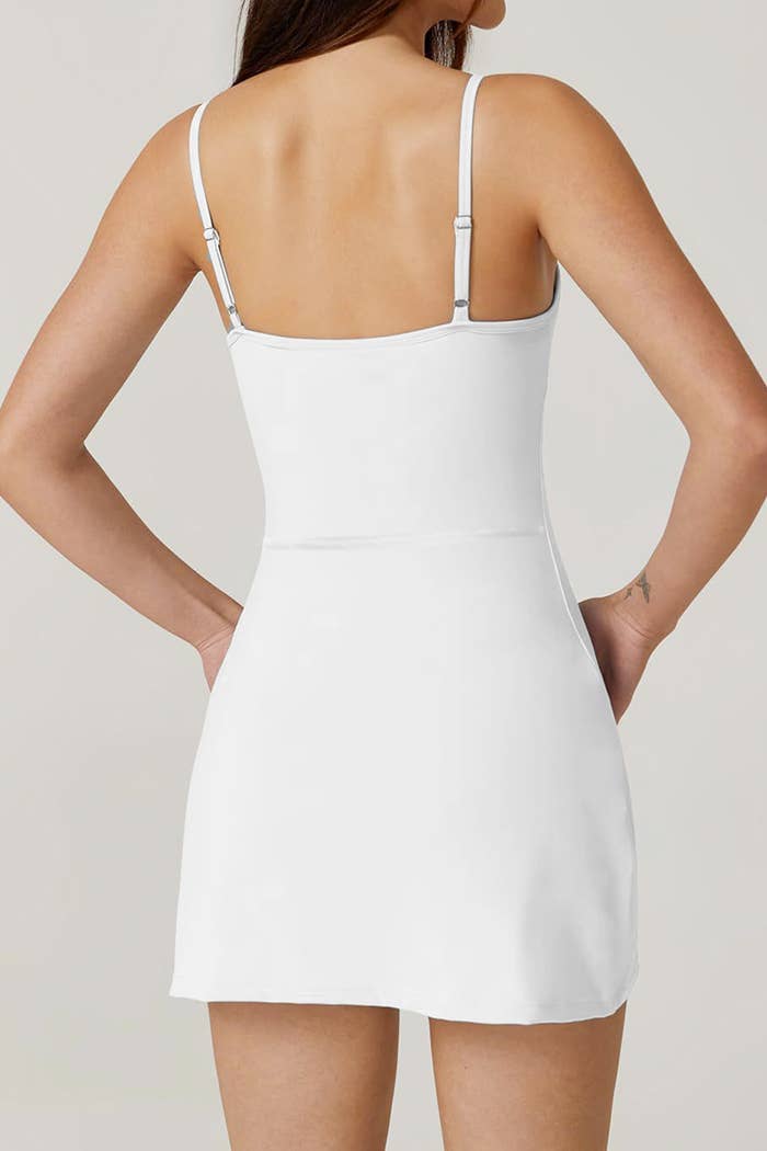 Premium sports tennis dress skorts with under pockets shorts