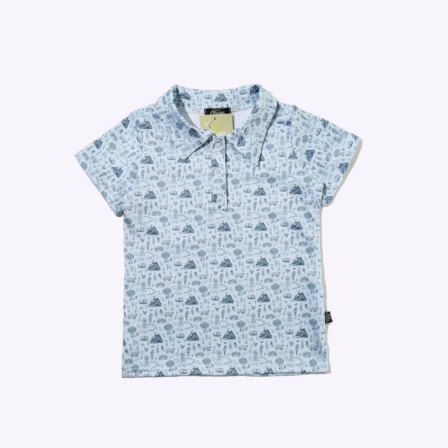 Hazy Farms Boy Collar Shirt