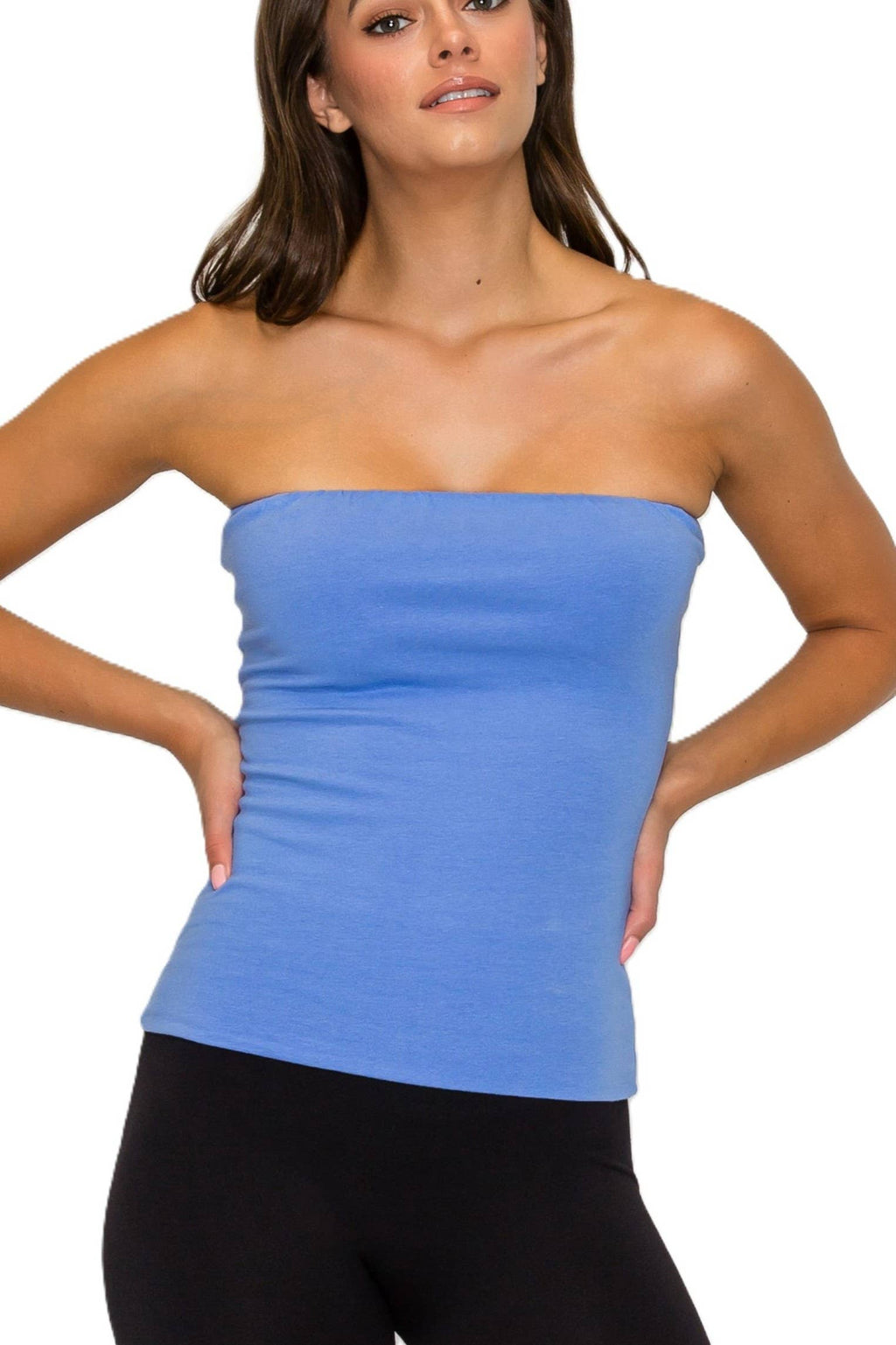 Double Layered Long Tube Top