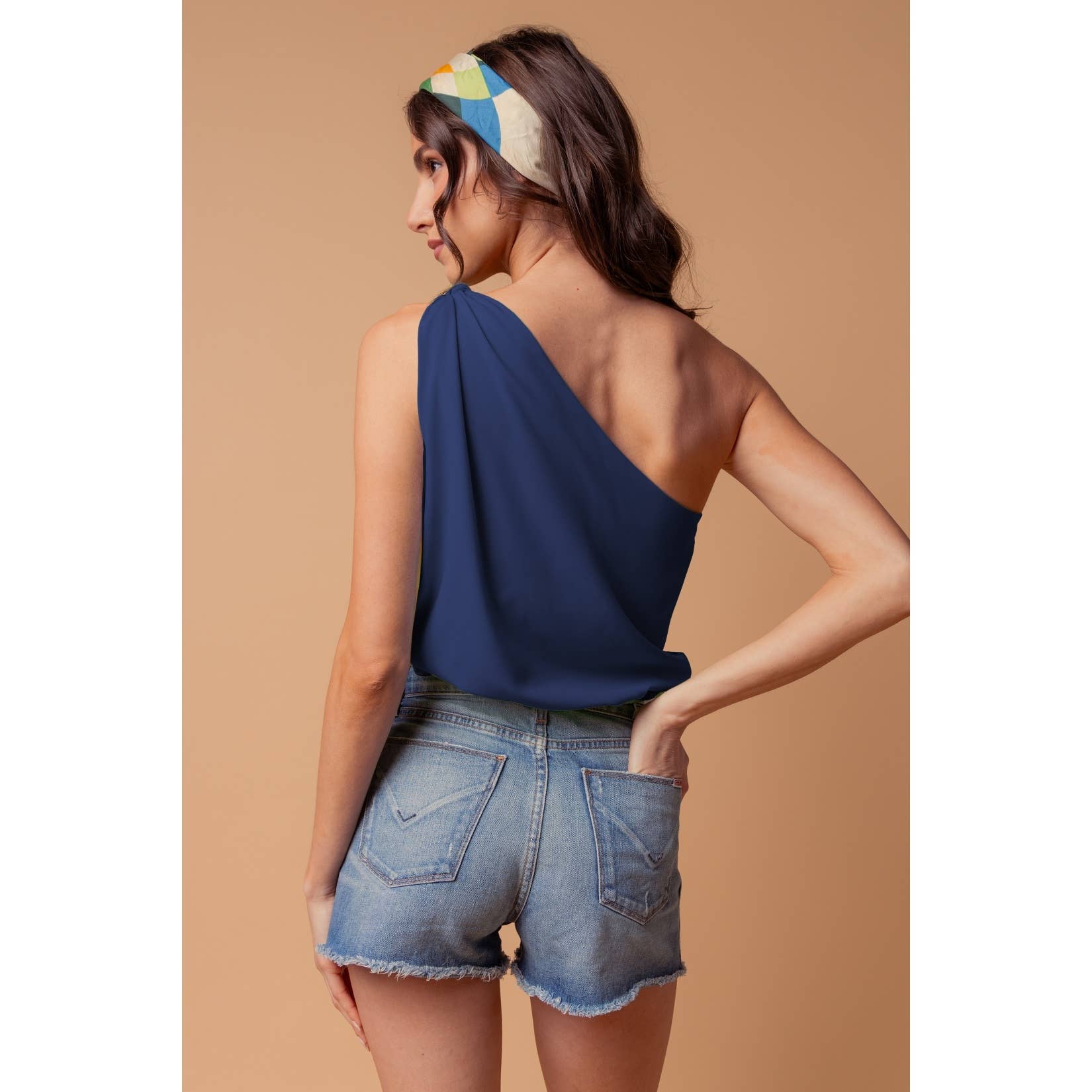 Malibu Nights One-Shoulder Blouse