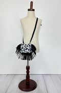 Girls Cow Fringe Purse