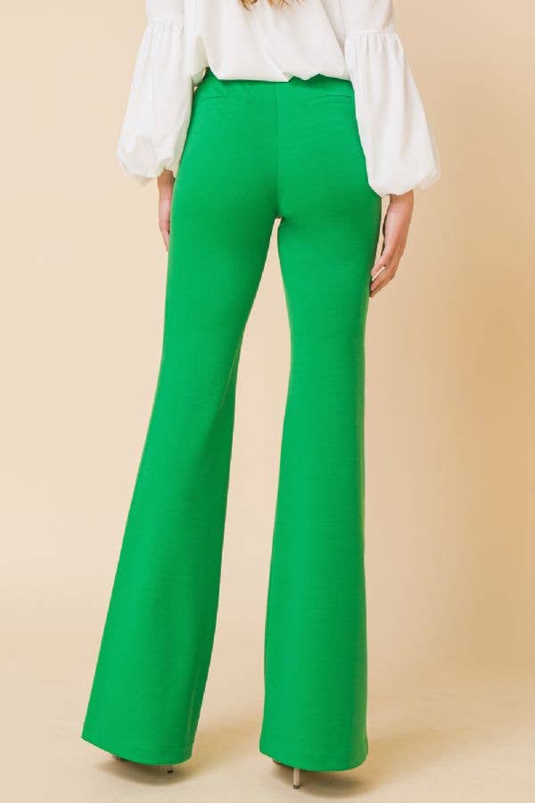 Emerald Envy Flare Pants
