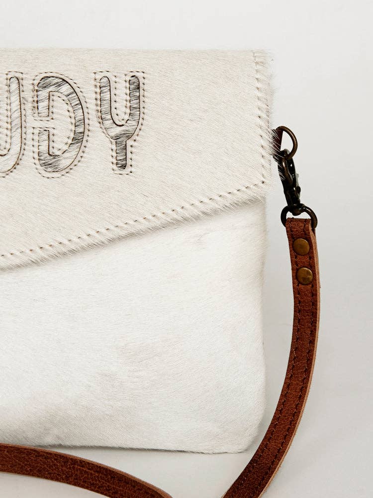 Giddy Up Cowhide Crossbody