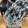 Buffalo and Turquoise Necklace