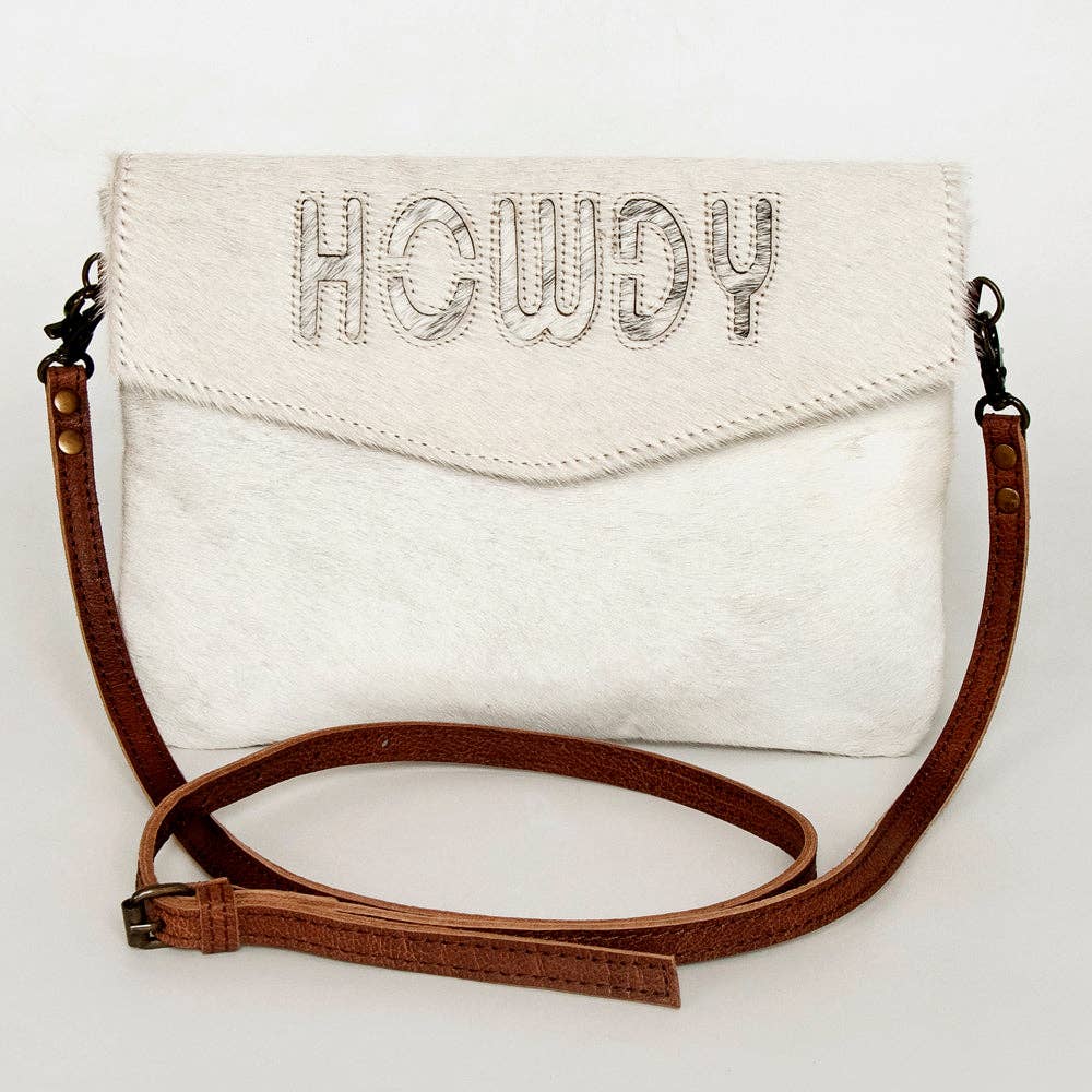 Giddy Up Cowhide Crossbody