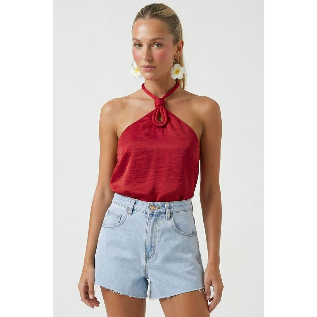 Santorini Halter Blouse
