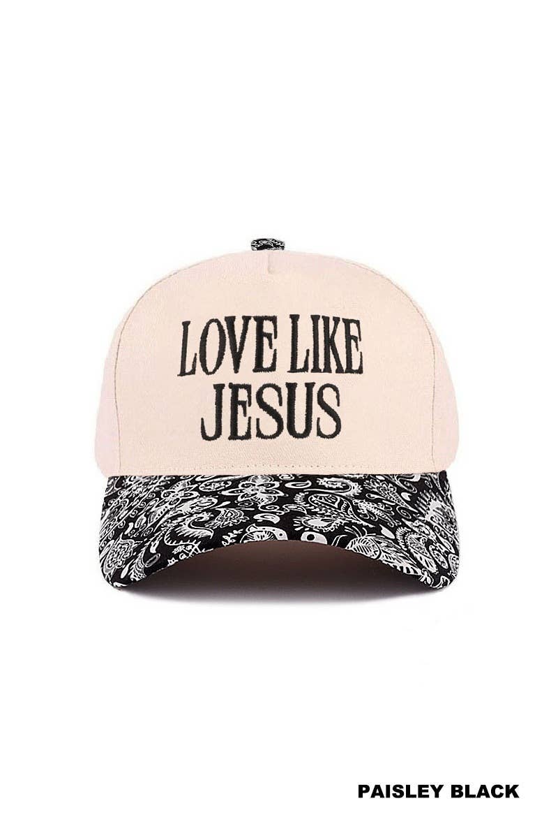 Love Like Jesus Two Tone Cotton Hat