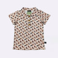 Roping Bulls Boy Collar Shirt