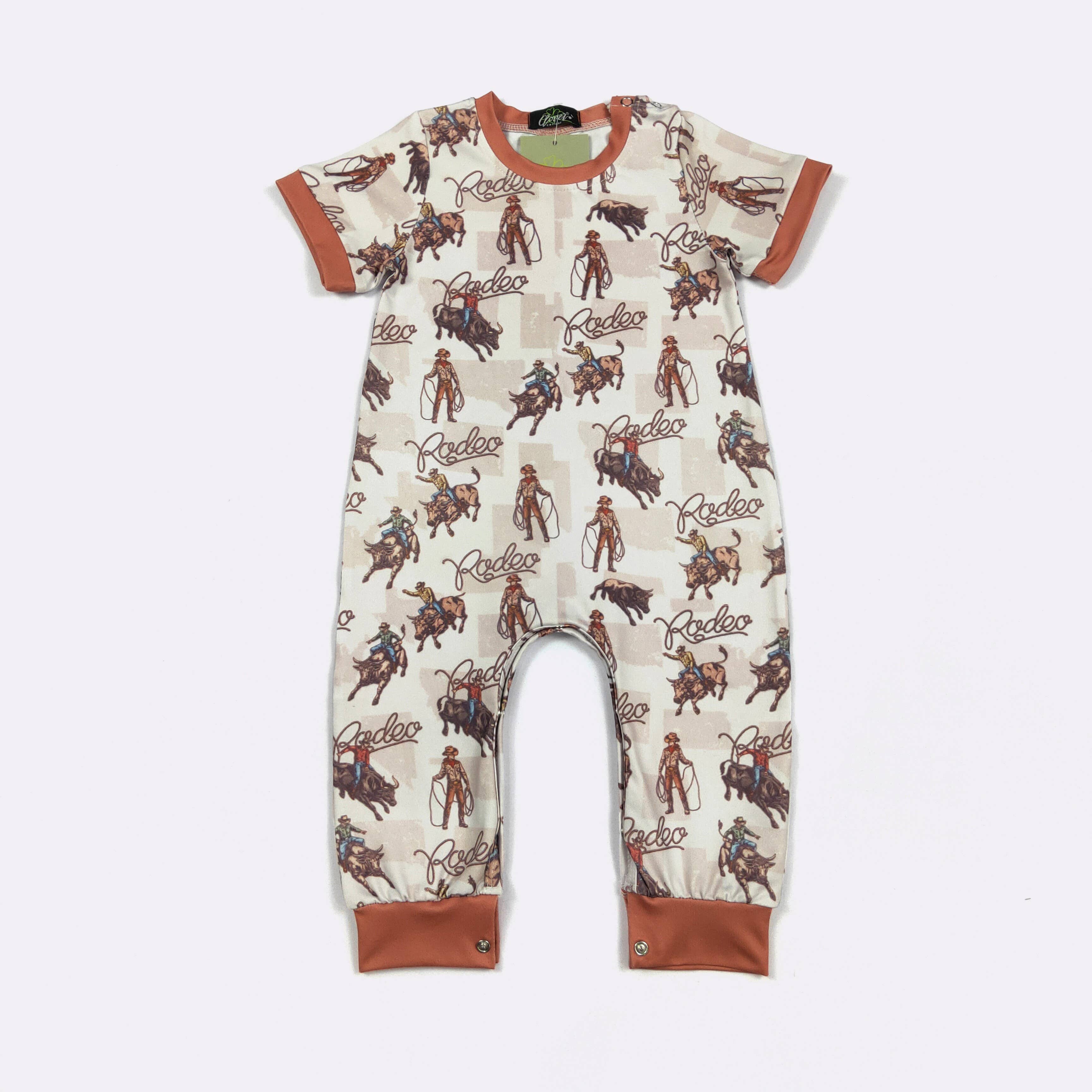 Rodeo States Boy Romper