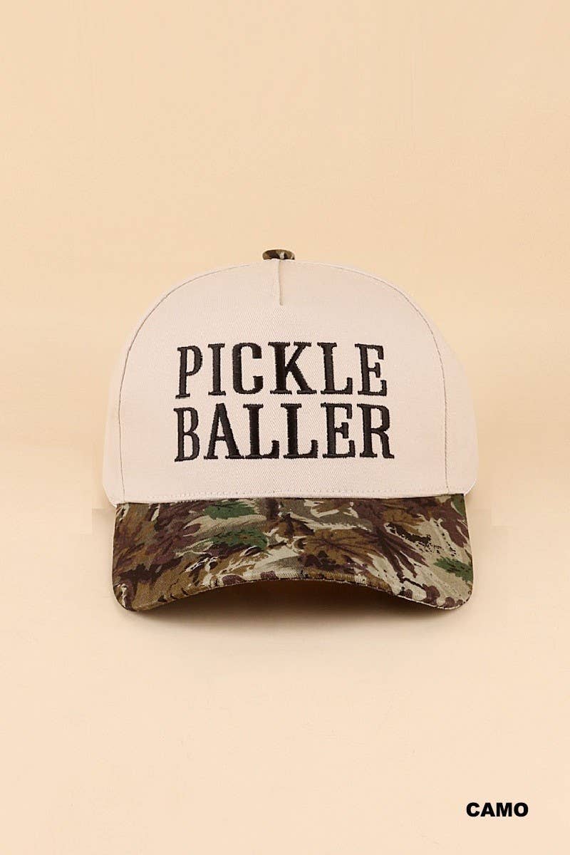 Pickle Baller Two Tone Snapback Hat