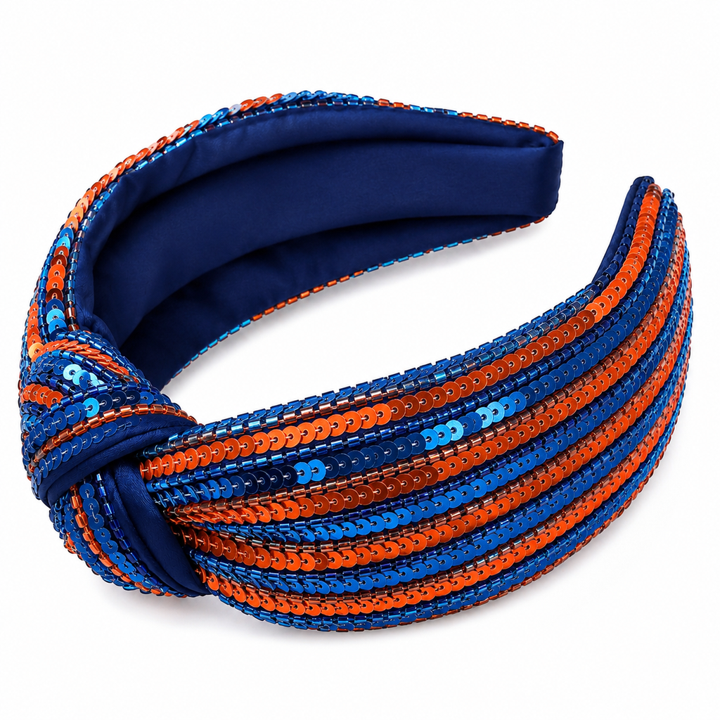 Game Day Beaded sequin Headband