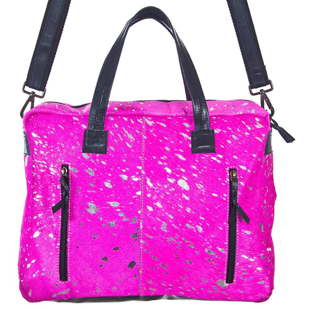 Hot Pink Cowhide