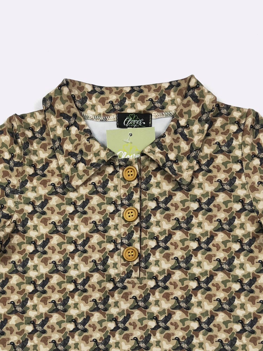 Camo Duck Boy Collar Shirt