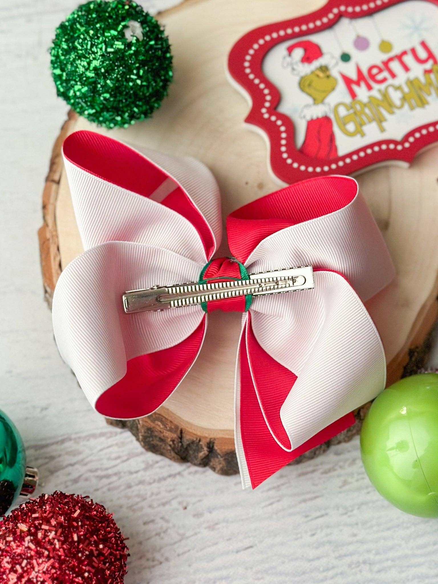 Grinch bow