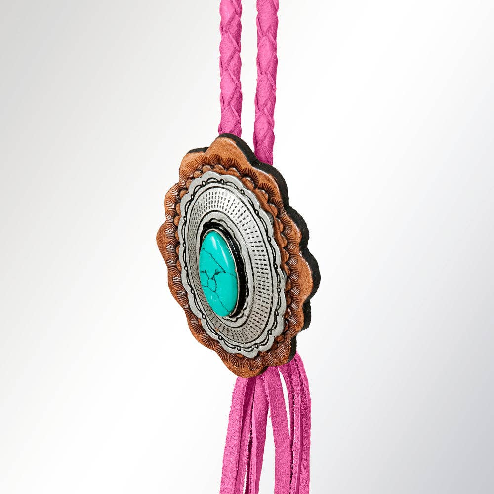 Pink Prairie Concho Necklace