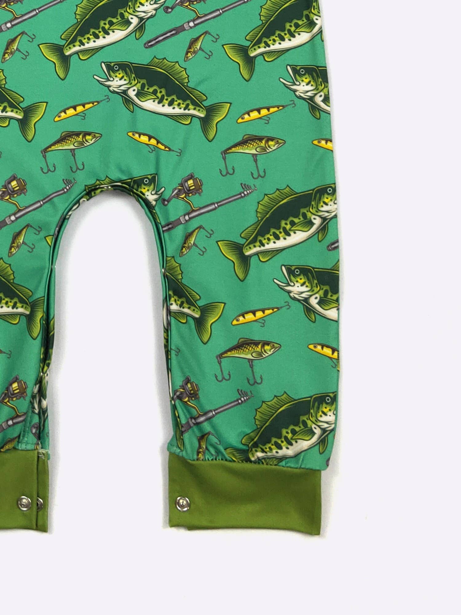 Reelin' in Green Boy Romper
