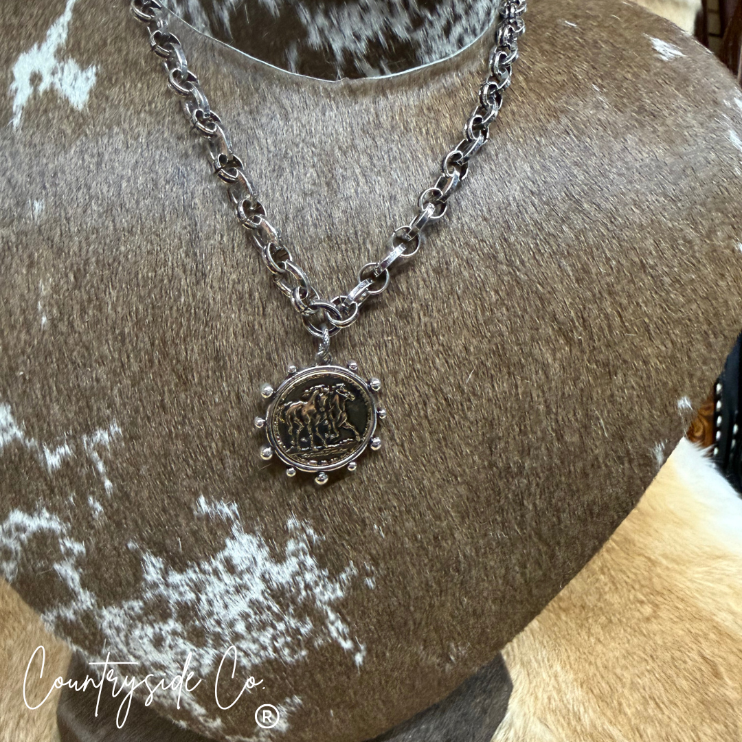 Gallop Two Tone Necklace
