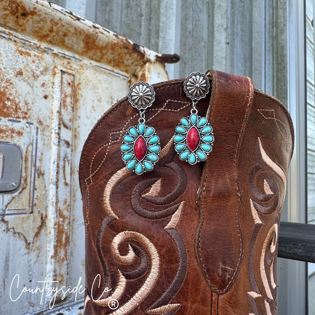 Wild Flower Dangle Earrings