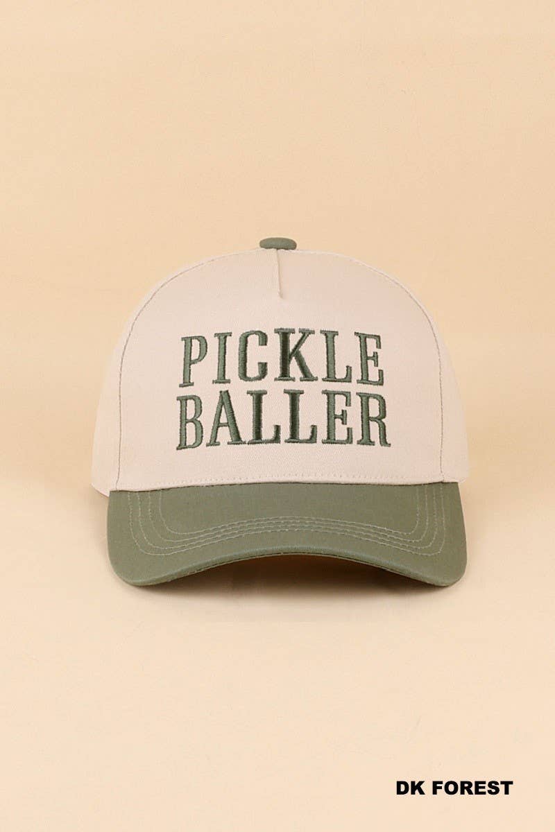 Pickle Baller Two Tone Snapback Hat