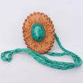 🤠 Desert Turquoise Concho Necklace