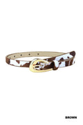 Teardrop Pin Buckle Fashion Belt