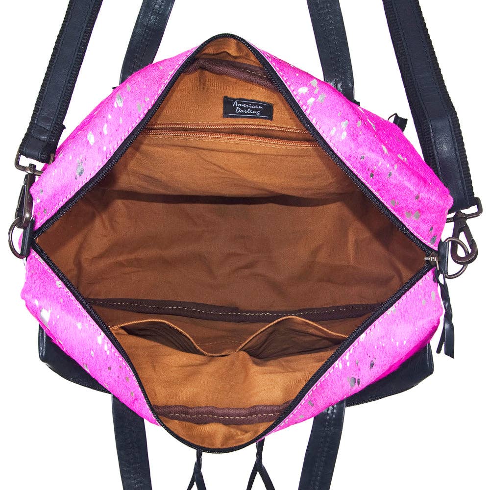 Hot Pink Cowhide