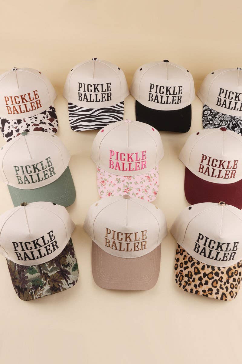 Pickle Baller Two Tone Snapback Hat