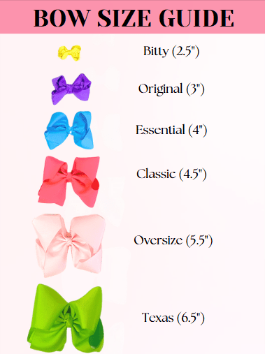 Sequin Texas Size Hair Bows