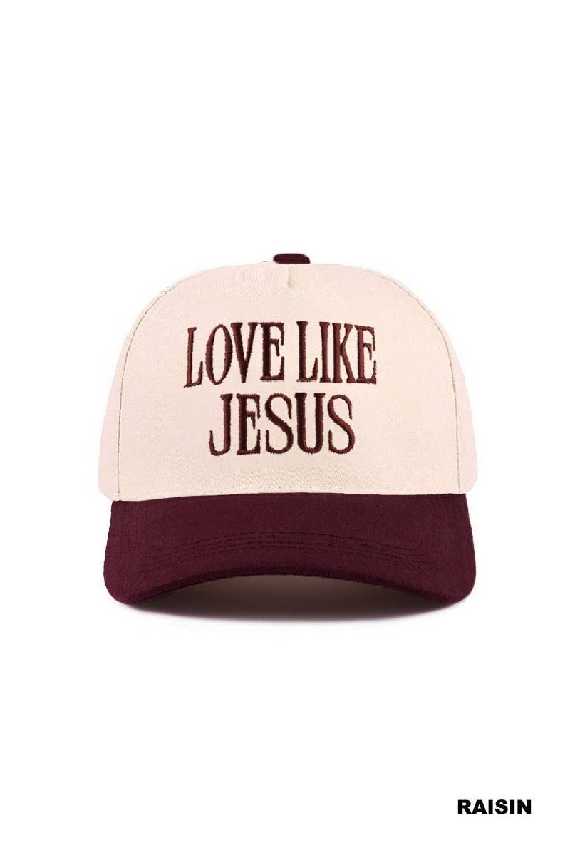 Love Like Jesus Two Tone Cotton Hat