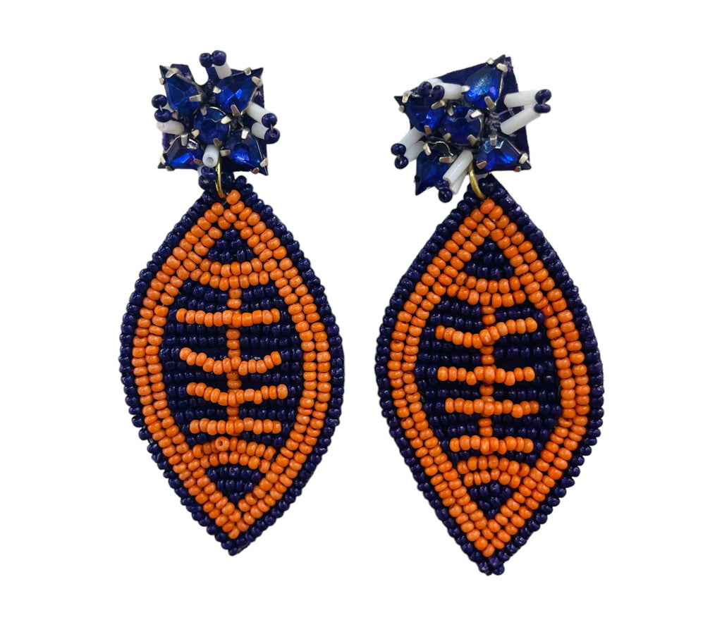 Game Day Football Earrings