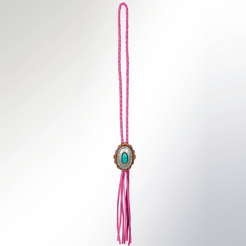 Pink Prairie Concho Necklace