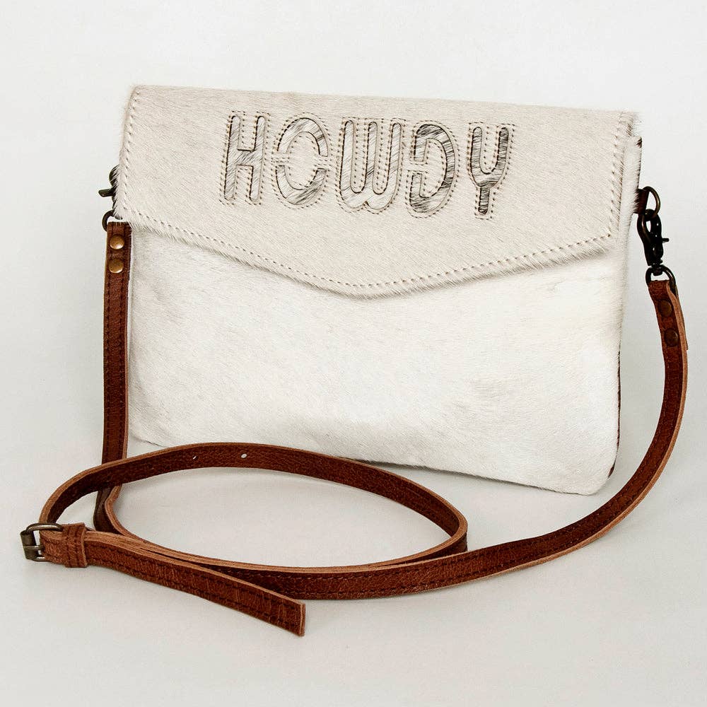 Giddy Up Cowhide Crossbody