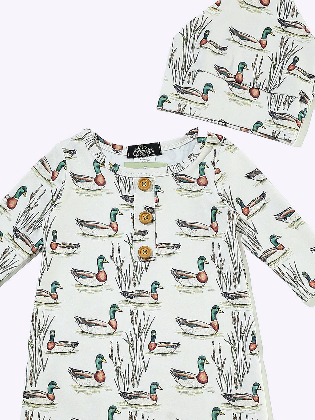 Mallard Duck Knotted Gown