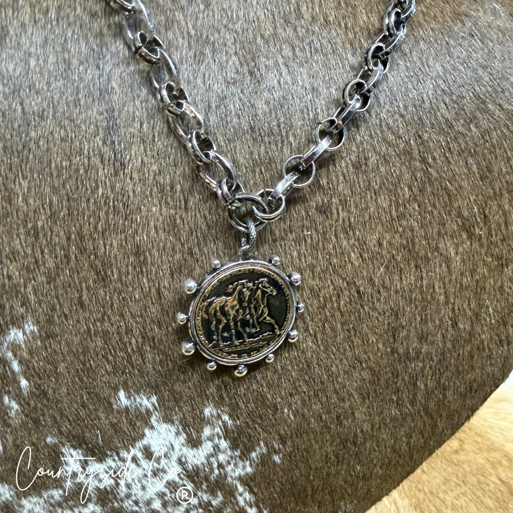 Gallop Two Tone Necklace