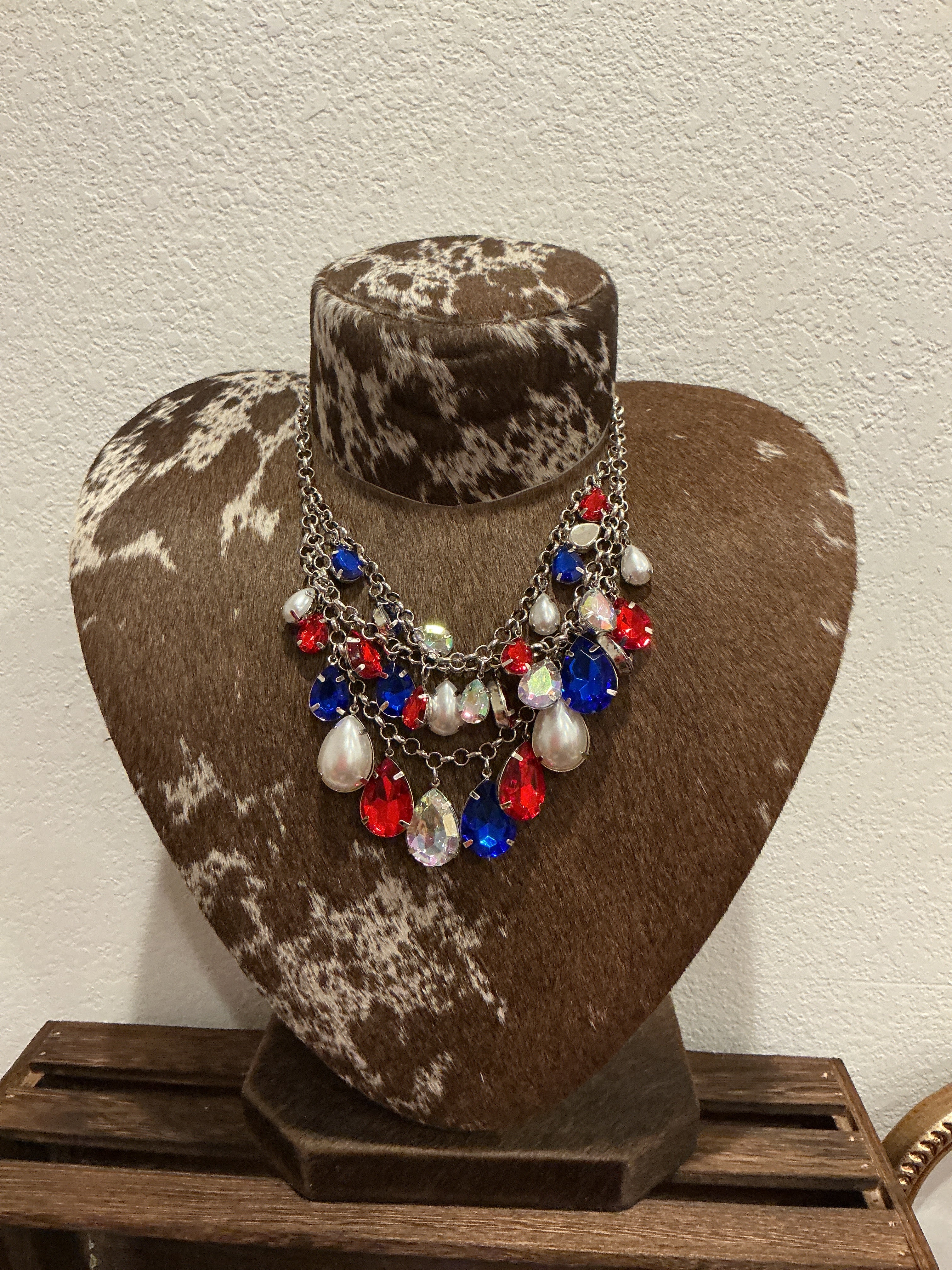 Cowgirl Americana Glam Necklace